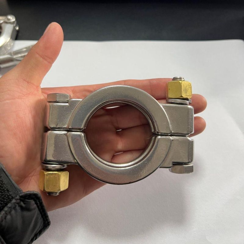 Sanitary Stainless Steel Clamp Single Pin/Double Pin Clamp/3PCS/High Pressure Clamp Tri Clamp