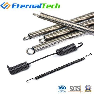 High Quality Custom Thin Stainless Steel Long Extension Spring with Hooks