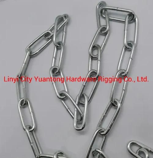 Factory Supply Welded Galvanized DIN5685c Long Link Chain