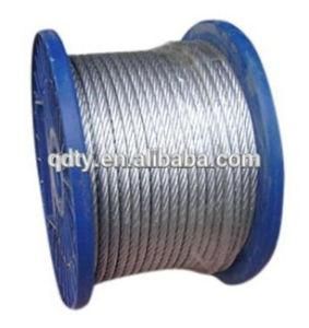 Rigging Hardware Manufacturer Hot DIP Galvanized Steel 7*19 Wire Rope