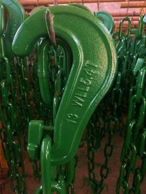 G80 13mm Alloy Link Cargo Lashing Chain with Hook