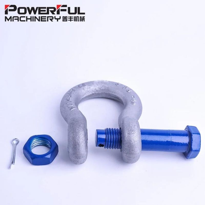 Stainless Steel U. S Type G2130 Bolt Type Safety Shackle
