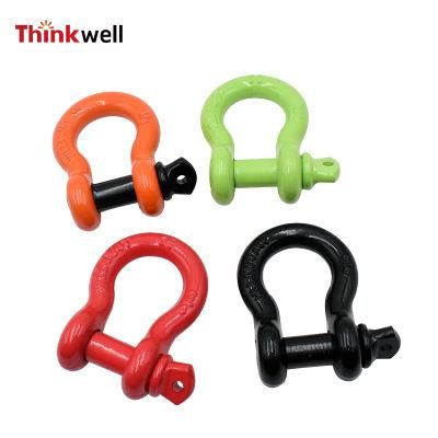 Drop Forged Anchor D-Ring Bow Shackle for Lifting