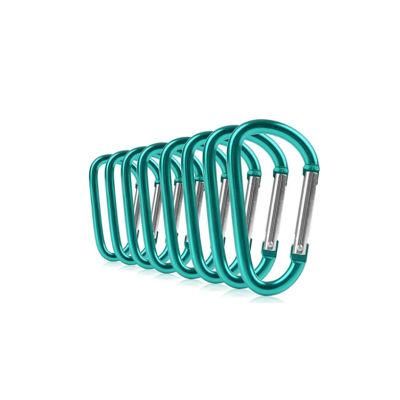 High Quality Colorful Metal Clip Hook Spring Aluminum Carabiner