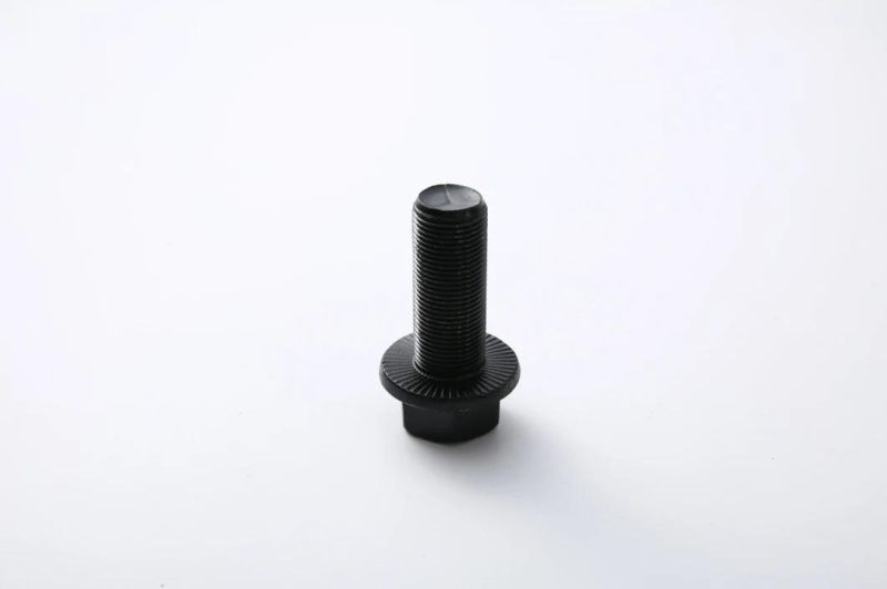 Hexagon Head Bolts with Cross Recessed, Customized No-Standard Hexagon Flange Bolts/Screws with Serrated/Carbon Steel Bolts