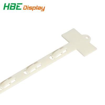 Plastic Supermarket Equipment Double Sided Merchandiser Strip