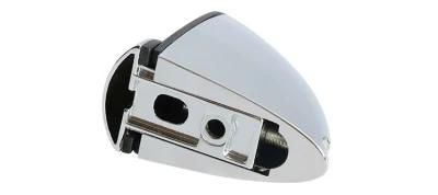 Wall Mounted to Bevel Edge Square Double Side Zinc Alloy Glass Clamp