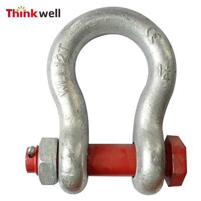 Us Type Forged Safety Pin Bolt Type G2130 Anchor Shackle