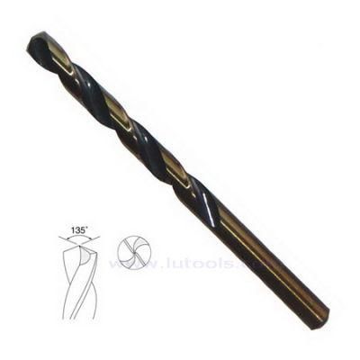 HSS Twist Drill Bit Fully Ground with Black &amp; Amber Finish