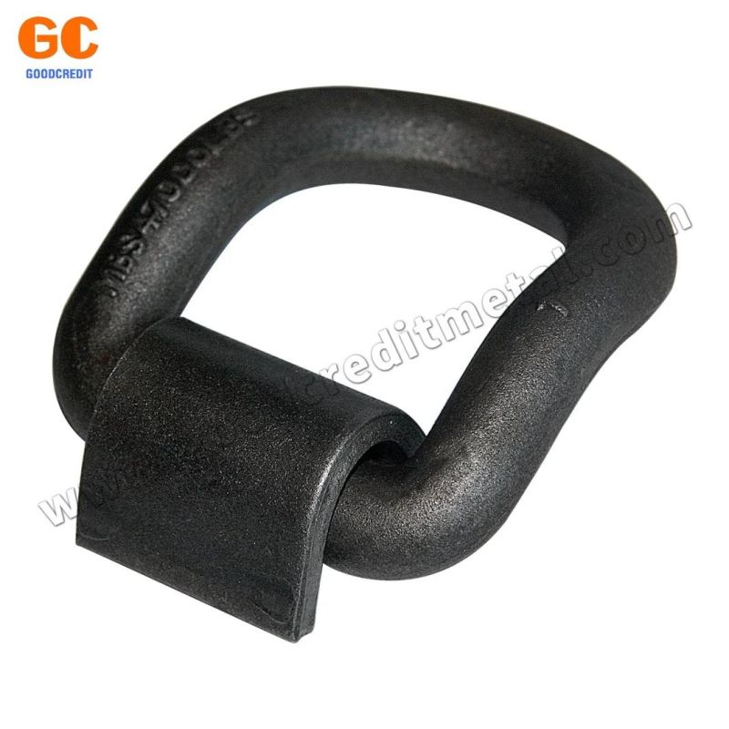 D Ring Drop Forged D Ring with Weld-on Clip