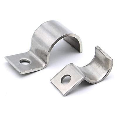 Rubber Clamp Pipe Easy Leak Repair Steel Half Saddle Stainless U Pipes Hose Clamps Clips PP Press for Square Seling Carbon