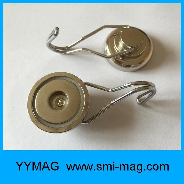 Colorful Neodymium 50lbs Swivel Magnet Hook for Sale