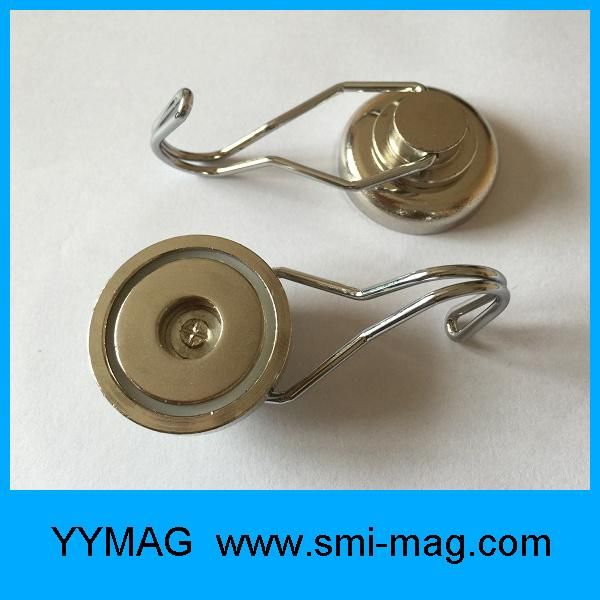 Colorful Neodymium 50lbs Swivel Magnet Hook for Sale