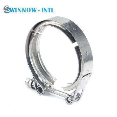Exhaust Clamp Hose Clips Stainless Steel Repair V Band Clamp and Flanges