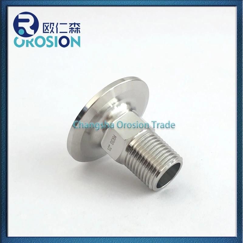 Sanitary Stainless Steel 1/2inch Hexagon Male Adapter