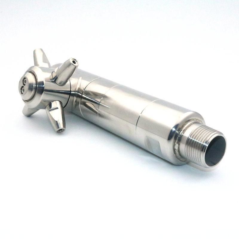 High Impacting Stainless Steel 4 Head Rotary Tank Nozzle Washing Jet Head Spray Rotary Water Jet Nozzle