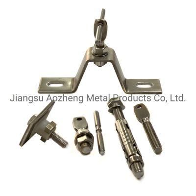 Stainless Steel Stone System Include Z Bracket, Flat Bolt, Anchor and Pin.