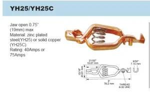 Zinc Plated Steel or Solid Copper Alligator Clips (YH25/YH25C)