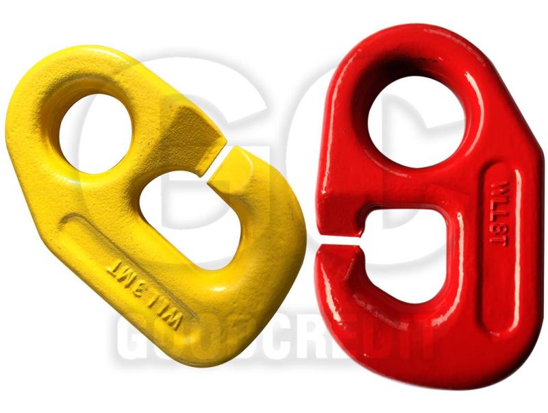 Alloy Steel Forging Yellow Painted Safety Lifting G Hook Viking Link DV Hook