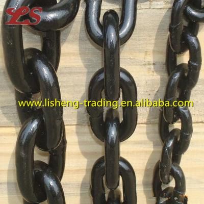 Black Painted Marine Studless Anchor Chain