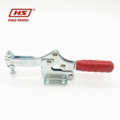 Haoshou HS-21502-B (217-U) China Factory Custom Jig Fixture Quick Adjustable Tool Horizontal Fast Toggle Clamp Used Onjigs or Tool Fixtures