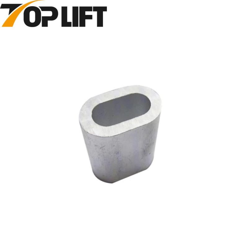 Single Ferrule Aluminium Oval Sleeves DIN 3093 for Wire Rope