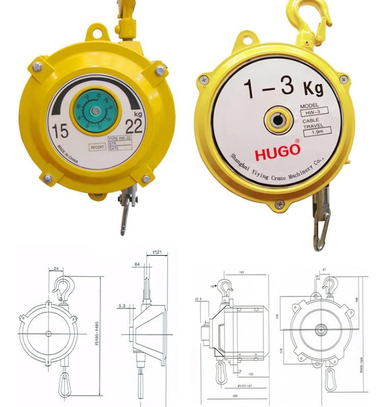 0.5-160kg Hanging Suspended Spot Welding Machine Assembly Tools Spring Balancer