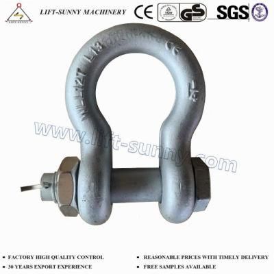 1-1/4&quot; Dacromet G2130 Us Bolt Type Safety Pin Anchor Shackles