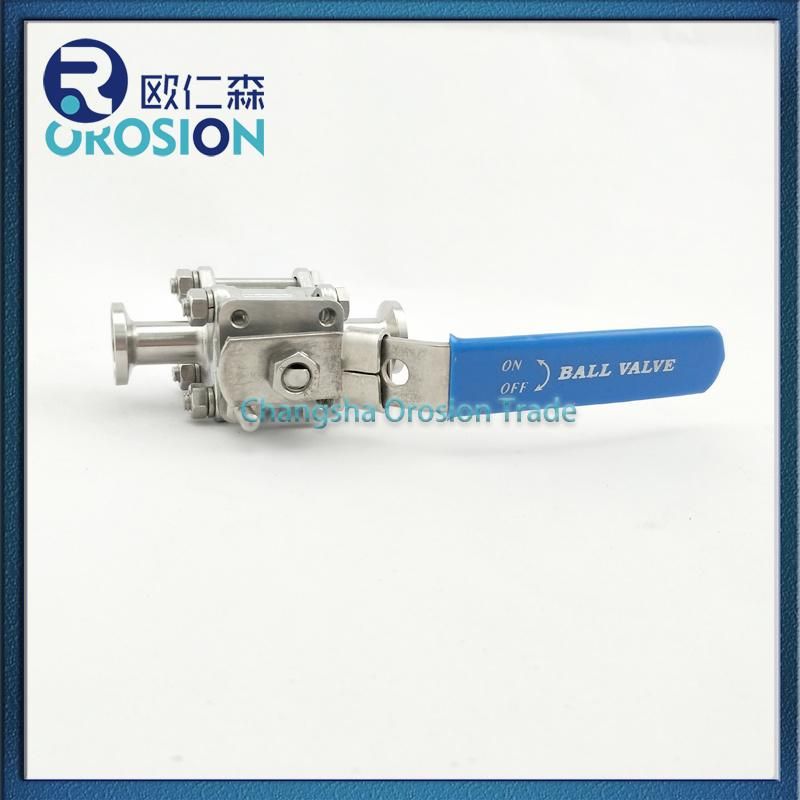 3PC Type Welded Ball Valve CF8 CF8m CF3 CF3m
