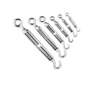 Stainless Steel European Type Open Body Eye and Hook Turnbuckle