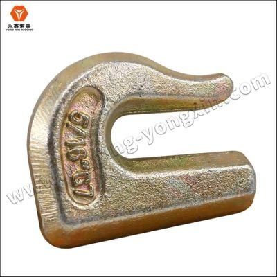 China Factory Manufactures Heavy Alloy Steel Weld on Grab Hook for Lifting.