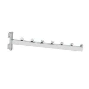 Straight Chrome Hanging Display Hook with 7 Beads