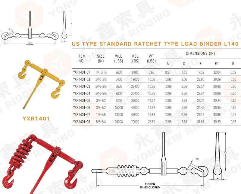 Rachet Type Load Binder