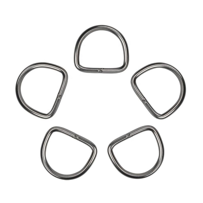 Kingslings 316 Marine Grade Stainless Steel Welded D Ring