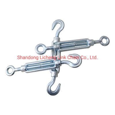 China Manufacturer of Galvanized Steel Forged Standard DIN 1480 Turnbuckle