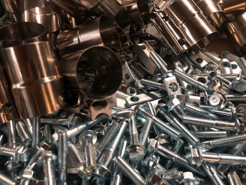 Heavy Duty Exhaust Muffler Zinc Flat Band Clamps