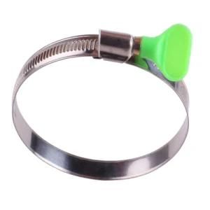 Germany Type Hose Clamps with Plastic Butterfly Handle for PVC Pipe Fitting