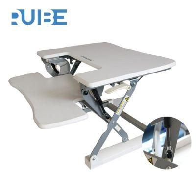 High Quality Low Price Office Furniture Pneumatic Height Adjustable Movable Gas Lifting for Computer Lift Table