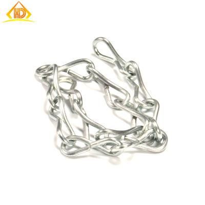 Steel Long Welded Chain Links Bending Straight Chain