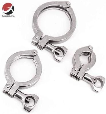 Heavy Duty High Hardness Stainless Steel Investment Casting Hoop Pipe Fittings Clamp
