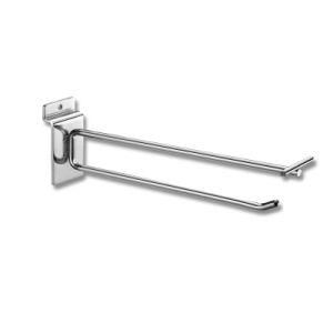 High Quality Hot Sale Chrome Supermarket Slatwall Hook with Price Tag