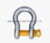 High Tensile Us Type G209 Hot DIP Galvanized Drop Forged Alloy Steel Screw Pin Lifting Anchor Bow Shackle