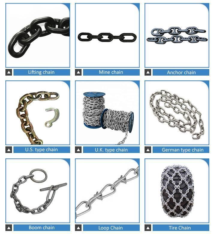 20mm Grade 80 Alloy Steel Short Link Blacken Chain