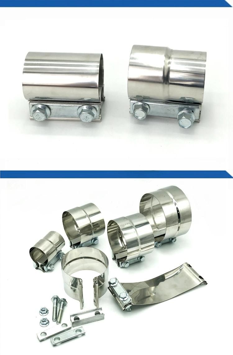 Perforated Exhaust Clamp Ss Pipe Band Clamp