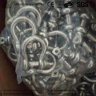 316 Stainless Steel Us Type Screw Pin Anchor Bow Shackle