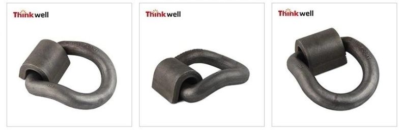 Good Quality 1 Inch Black Welded Tie Dowm D Ring