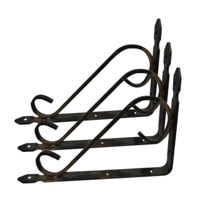 Decorative Wall Mount Display Plant 190*190*25*2mm Heavy Duty L Brackets