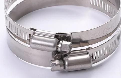 American Type Bandwidth 12.7mm/8mm Zinc Plated Hose Clamp