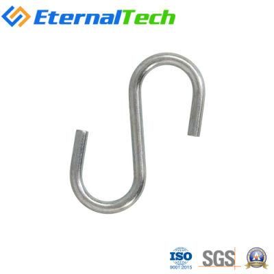 Wholesale Custom Silver Galvanized Hanging S Shape Hooks Stainless Steel Metal Wire S Hook