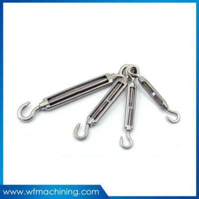 Stainless Steel Pipe Type Jaw / Swage Turnbuckle